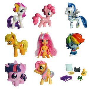 My Little Pony Soarin Equestria Dolls 14-pc Ponies Accessories Mini Bundle Colle